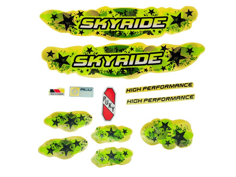 Dekorsatz 20 Skyride kiwi/schw